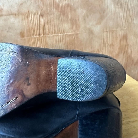 Rag & Bone Newbury Black Leather Ankle Zip Booties - Picture 11 of 13